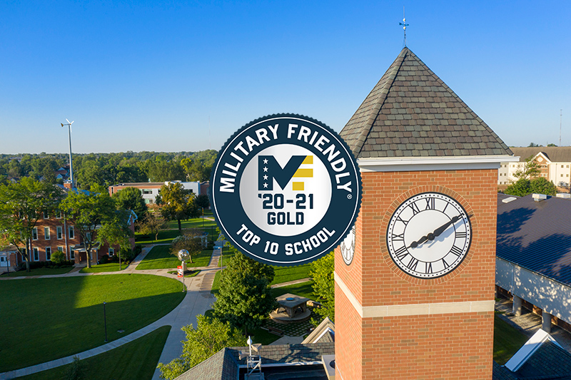 Indiana Tech earns Military Friendly Top School 2020-2021