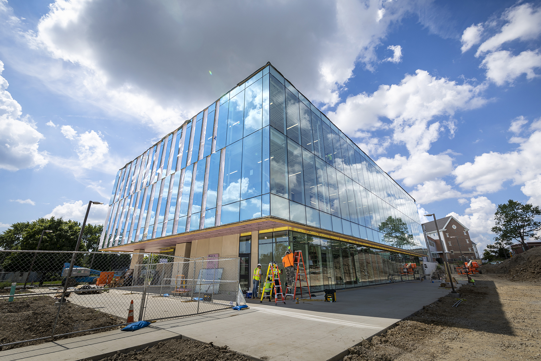 Exterior of Zollner Engineering Center, Aug. 18, 2022